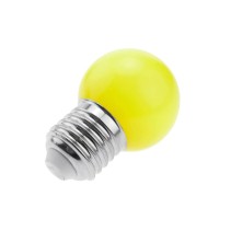 LÂMPADA G45 E27 1W AMARELO