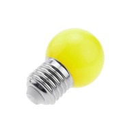 LÂMPADA G45 E27 1W AMARELO