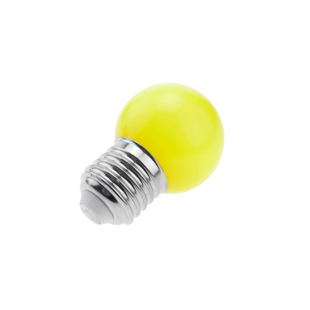LÂMPADA G45 E27 1W AMARELO