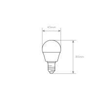 LÂMPADA G45 E14 6W 4200K