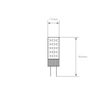 LÂMPADA G4 3W 3000K CERÂMICA