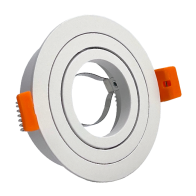 ARO GU10/MR16 PLANO REDONDO BRANCO ORIENTÁVEL