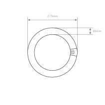 LÂMPADA T9 CIRCULAR 15W 6400K