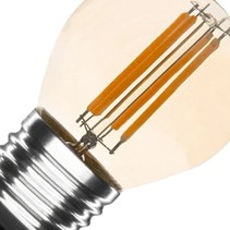 LÂMPADA G45 E27 4W FILAMENTO ÂMBAR DIMÁVEL 2700K