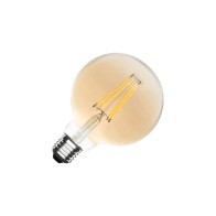LÂMPADA G80 E27 8W FILAMENTO ÂMBAR 2700K