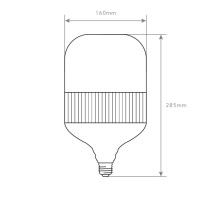 LÂMPADA E27/E40 150W 6400K
