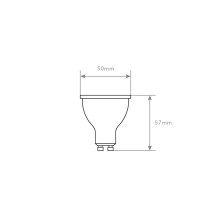 LÂMPADA GU10 8W 3000K LUMILIGHT