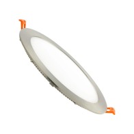 PAINEL LED EMBUTIR 18W REDONDO NÍQUEL 4200K LM