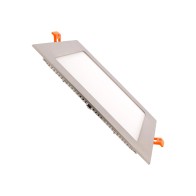 PAINEL LED EMBUTIR 12W QUADRADO NÍQUEL 6400K LM