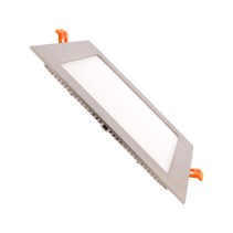 PAINEL LED EMBUTIR 18W QUADRADO NÍQUEL 6400K LM