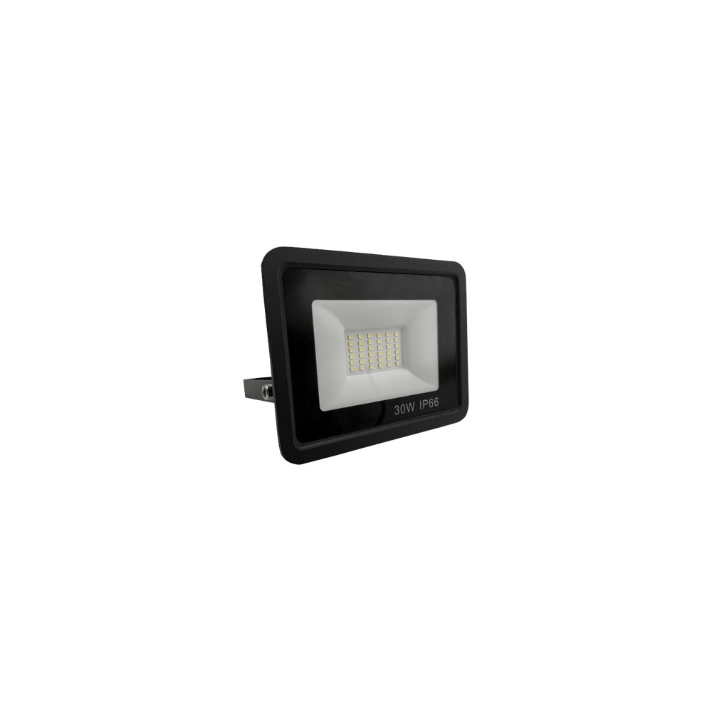 PROJETOR LED PRETO 30W 6400K LUMILIGHT