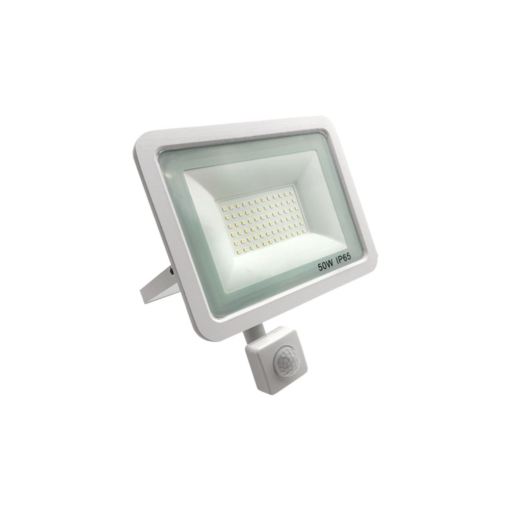 PROJETOR COM SENSOR 50W BRANCO 6400K LUMILIGHT