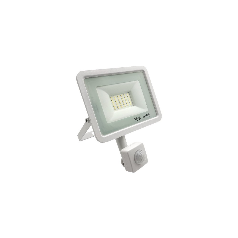 PROJETOR COM SENSOR 30W BRANCO 6400K LUMILIGHT