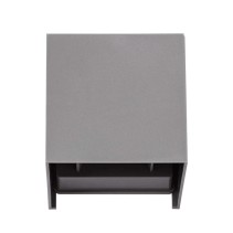 APLIQUE CUBO CINZENTO 6W 3000K