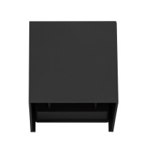 APLIQUE CUBO PRETO 6W 3000K