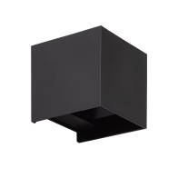 APLIQUE CUBO PRETO 6W 4200K