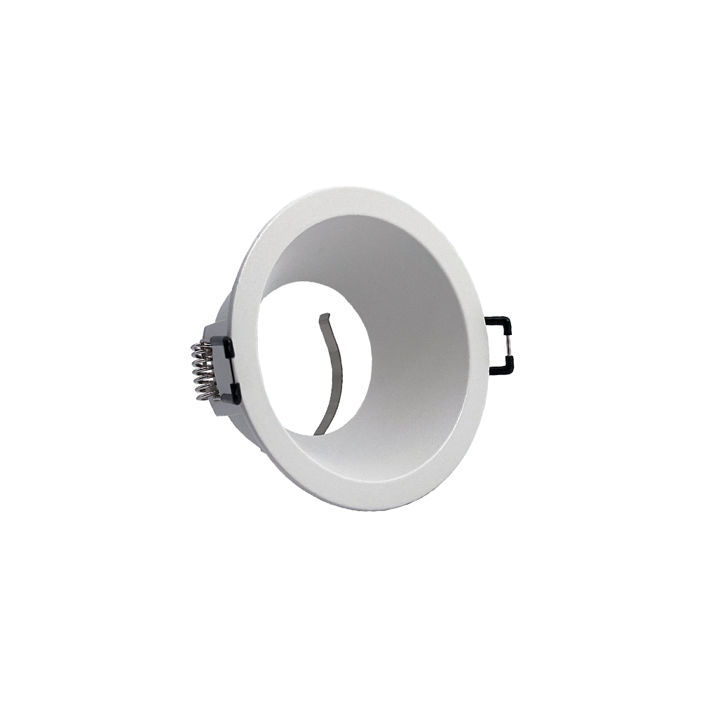 ARO GU10/MR16 RECUADO REDONDO BRANCO