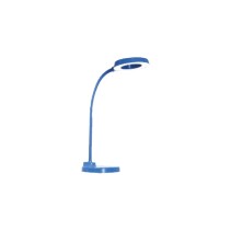 CANDEEIRO DE MESA 6501 AZUL LED 3 MODOS DE LUZ
