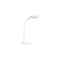 CANDEEIRO DE MESA 6501 BRANCO LED 3 MODOS DE LUZ