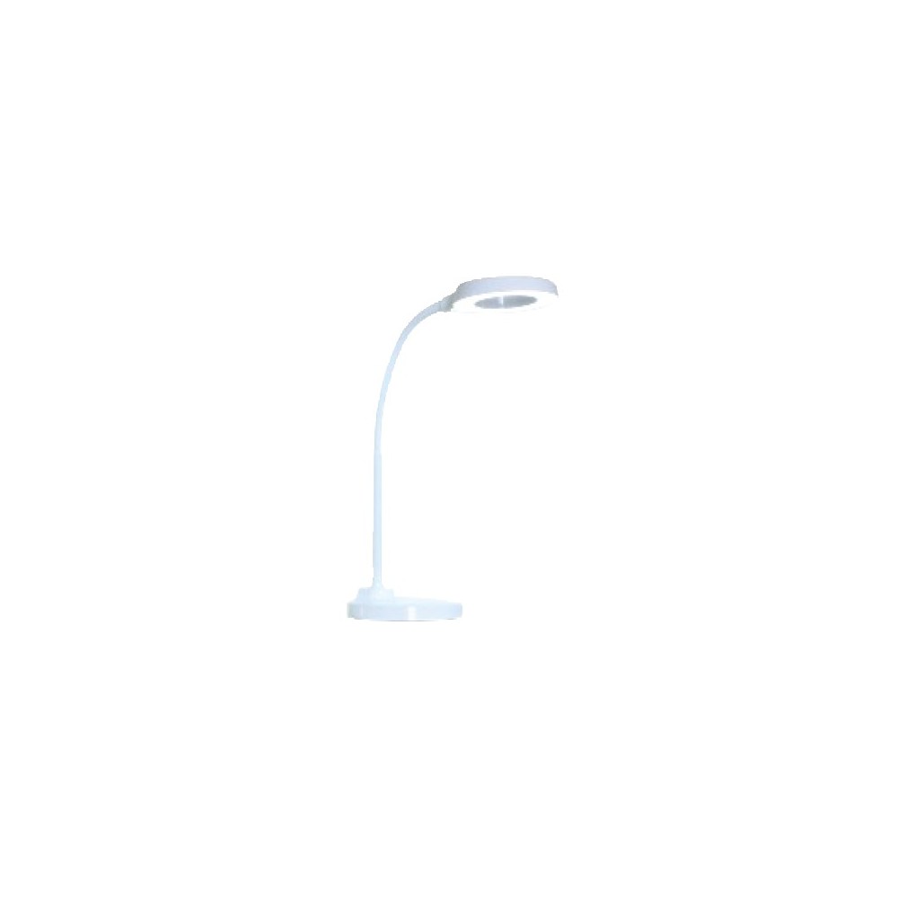 CANDEEIRO DE MESA 6501 BRANCO LED 3 MODOS DE LUZ