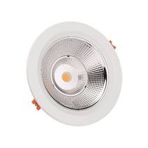 DOWNLIGHT REDONDO BRANCO 40W 3000K