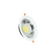 DOWNLIGHT REDONDO BRANCO 20W COB 6400K
