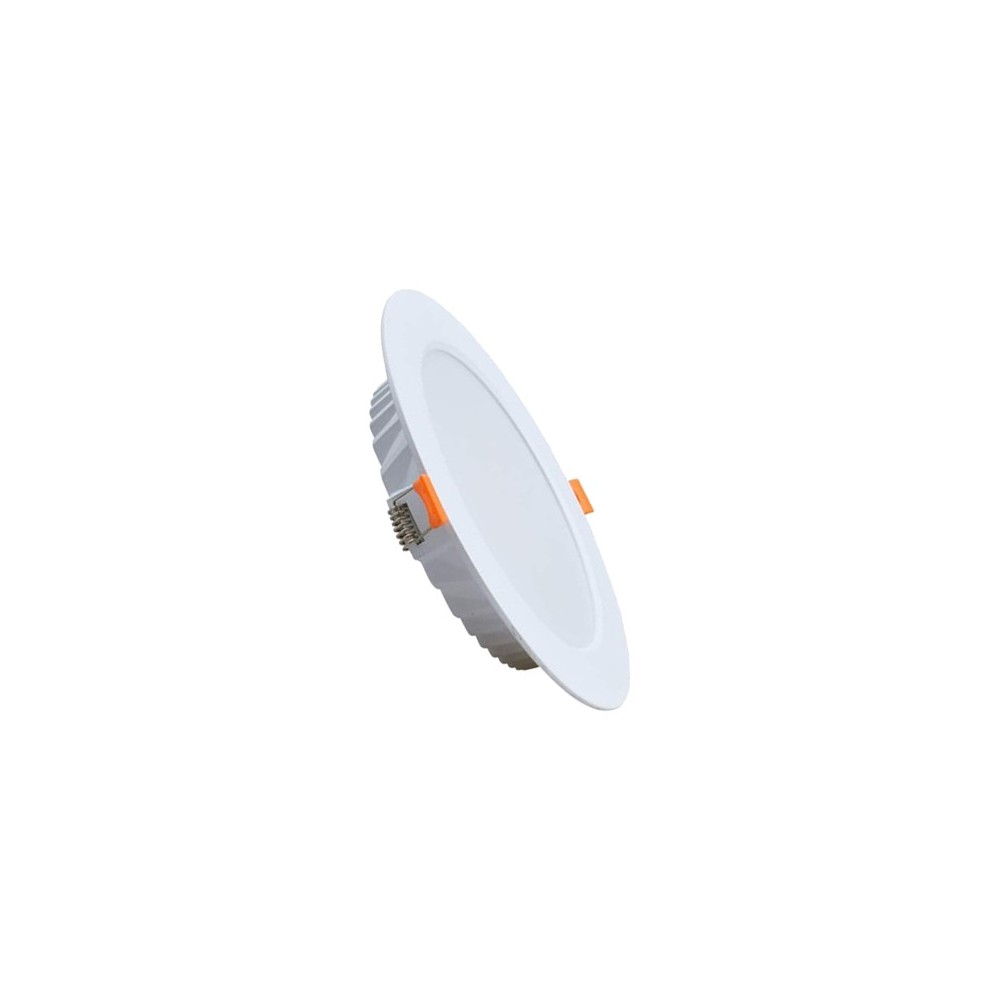 DOWNLIGHT REDONDO BRANCO 20W FOSCO 3000K