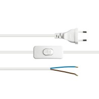 FIO COM FICHA E INTERRUPTOR 1.8m BRANCO