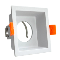 ARO GU10/MR16 RECUADO QUADRADO BRANCO