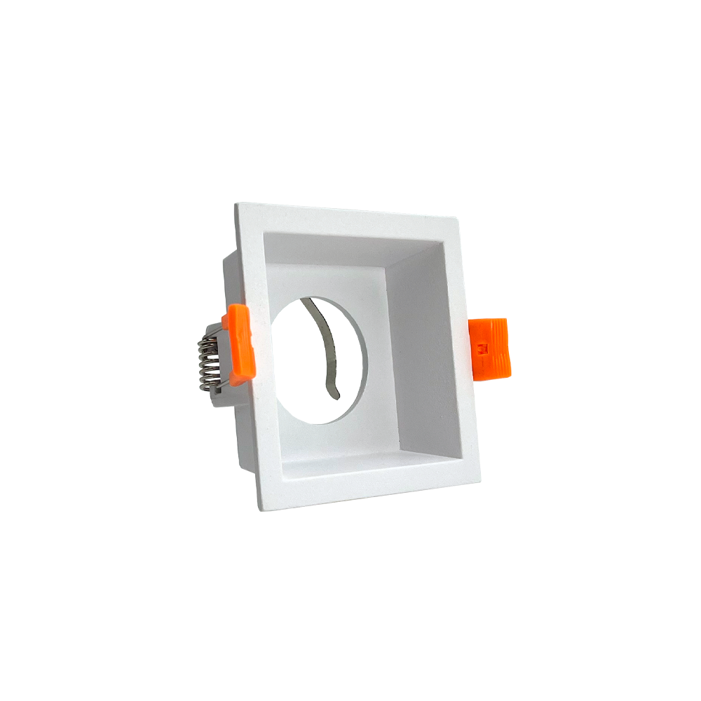 ARO GU10/MR16 RECUADO QUADRADO BRANCO