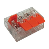 LIGADOR PARA FIO FLEXÍVEL 4 ENTRADAS