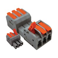 LIGADOR/CONECTOR PARA FIO FLEX. 3+3