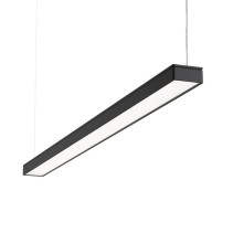 LINEA SUSPENSA PRETA 38W 6400K IP44