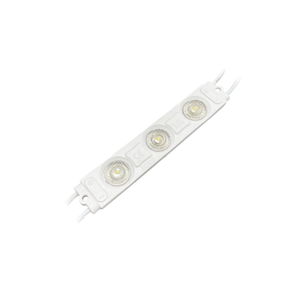 MODULO MINI 3LEDS 1W 6400K 12V IP68 PACK20