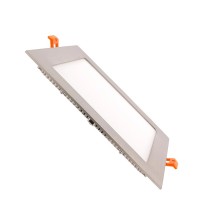 PAINEL LED EMBUTIR 24W QUADRADO NÍQUEL 4200K HXL