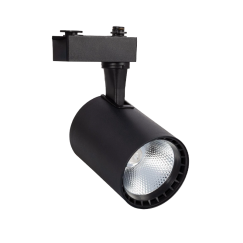 PROJ. DE CALHA MONOFÁSICO PVC PRETO 30W 6400K