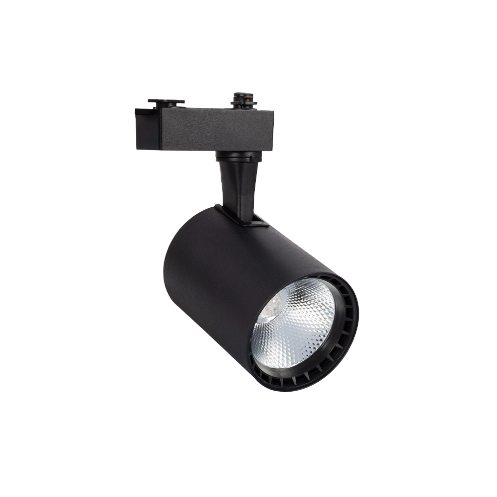 PROJ. DE CALHA MONOFÁSICO PVC PRETO 30W 6400K