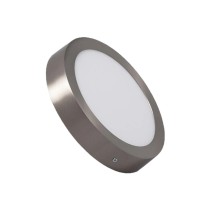 PAINEL LED SALIENTE 6W REDONDO NÍQUEL 4000K HXL