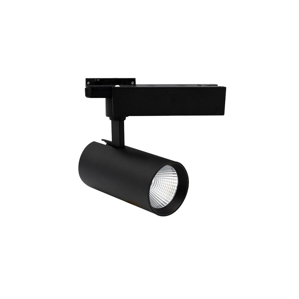 PROJ. DE CALHA TRIFÁSICO PVC PRETO 30W 4200K