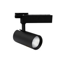 PROJ. DE CALHA MONOFÁSICO SERIE L PRETO 30W 4200K