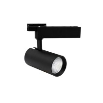 PROJ. DE CALHA MONOFÁSICO SERIE L PRETO 15W 3000K