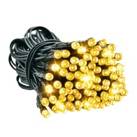 SERIE DE NATAL PILHAS 100LEDS 3000K IP65