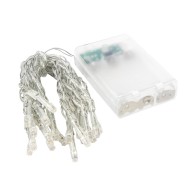 SERIE DE NATAL PILHAS 50LEDS 3000K IP20