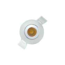 SPOT LED EMBUTIR REDONDO BRANCO ORIEN. 3W 6400K