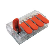 LIGADOR PARA FIO FLEXIVEL 5 ENTRADAS 6mm