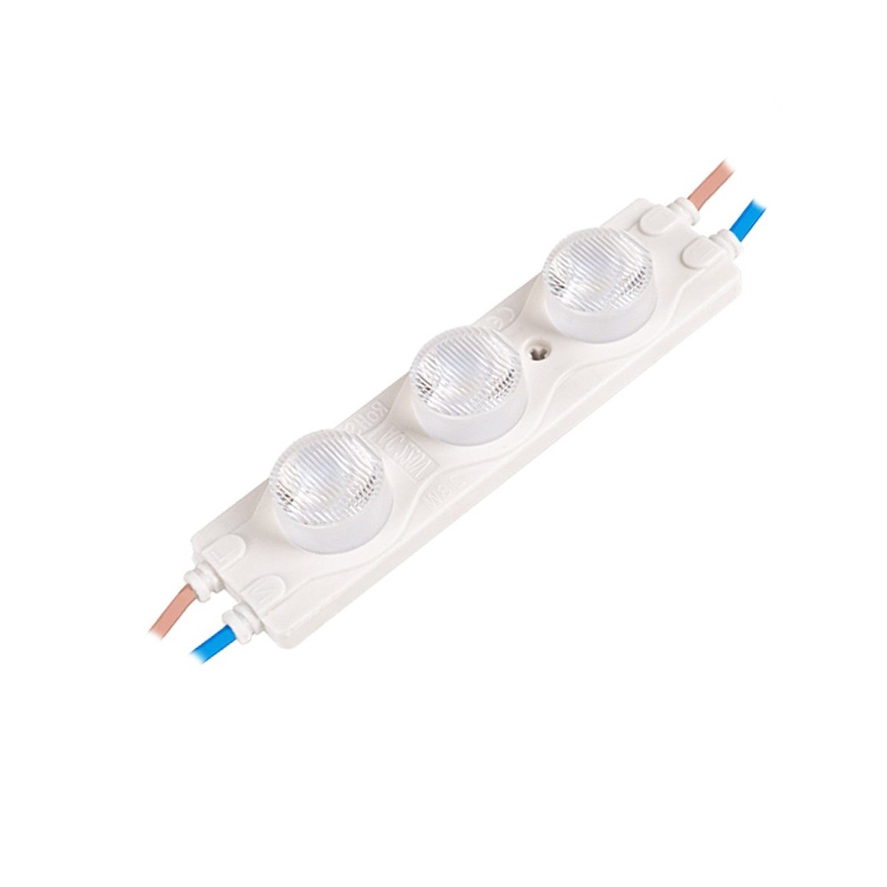 MODULO MED 3LEDS 4W 6400K 220V IP67 PACK20