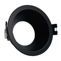 ARO GU10/MR16 RECUADO RED.FIXO PRETO S2604