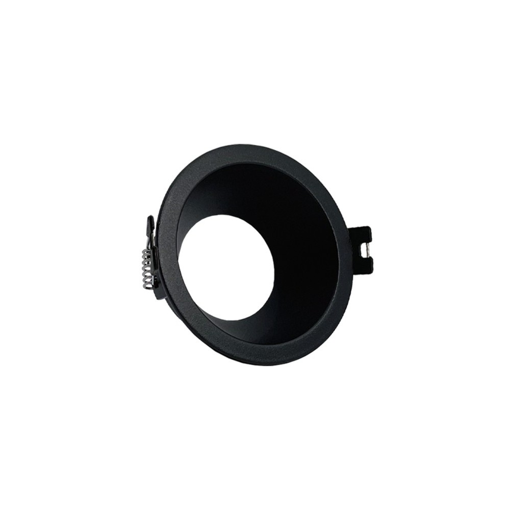 ARO GU10/MR16 RECUADO RED.FIXO PRETO S2604