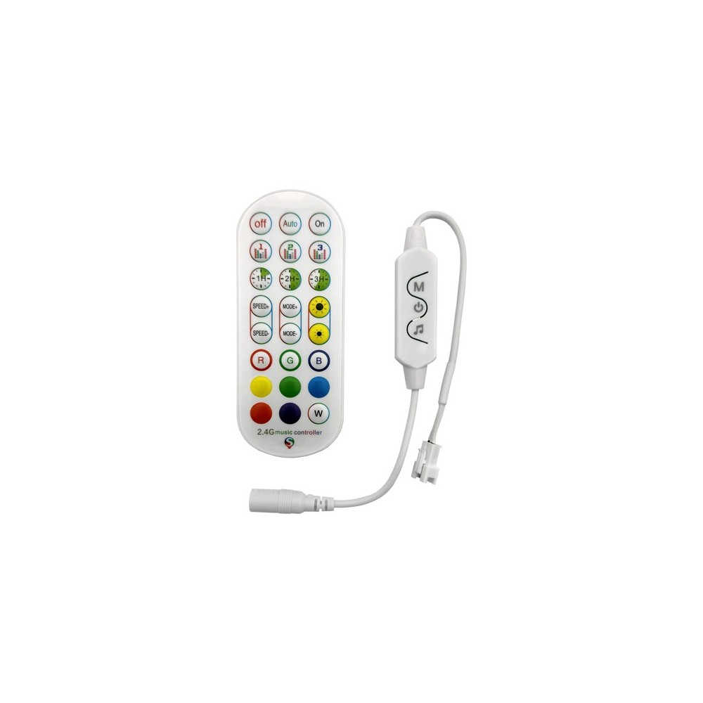 CONTROLADOR RGB DIGITAL C/MICROFONE E APP 5-24V