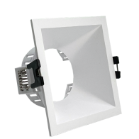 ARO GU10/MR16 RECUADO QUAD BRANCO S24